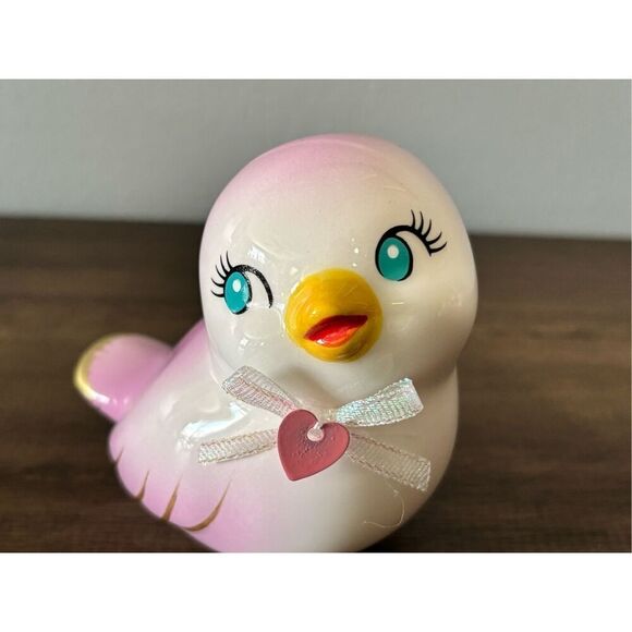 Target Spritz Lavender Purple Ceramic Lovebird Valentine Day - Picture 5 of 6